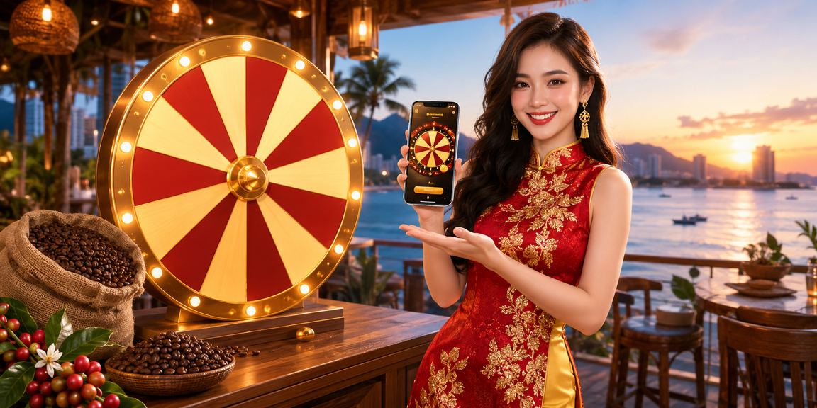 Cảnh người chơi sử dụng điện thoại tại quán cà phê Nha Trang